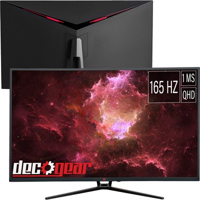 Deco Gear 39" Curved Gaming Monitor, 2560x1440, 1ms MPRT, 165 Hz, 4000:1, HDR 40