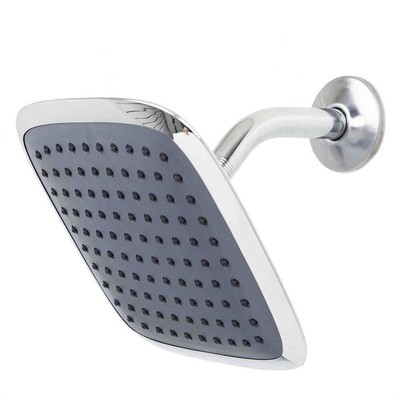 Rain Showerhead Bathroom Wall Mount Bath Jumbo Square Chrome