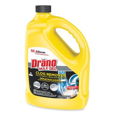 Drano 696642EA 128 oz Bottle Max Gel Clog Remover - Bleach Scent New