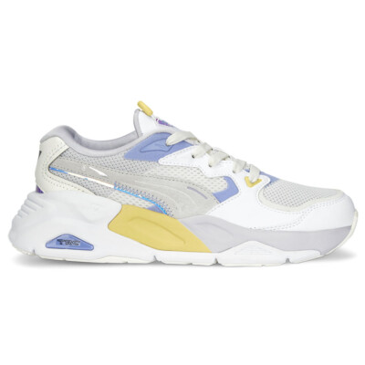 Puma Trc Mira Dimensions Lace Up  Womens White Sneakers Casual Shoes 38596904