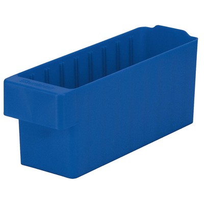 AKRO-MILS 31142BLU Drawer Bin,Blue,Polystyrene,4 5/8 in 4KEZ6