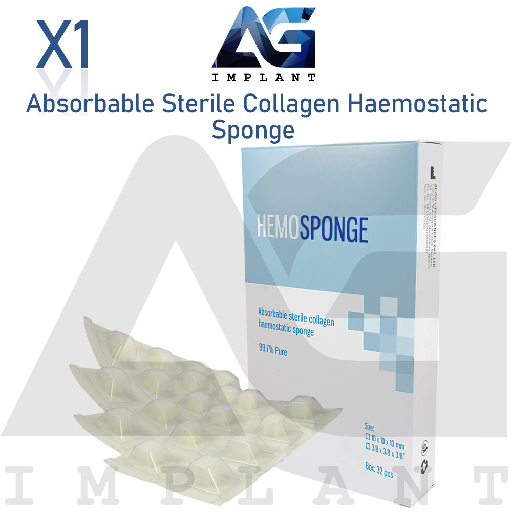 Gelatine Absorbable Hemostatic Collagen Sponge Gelfoam Sterile Dental