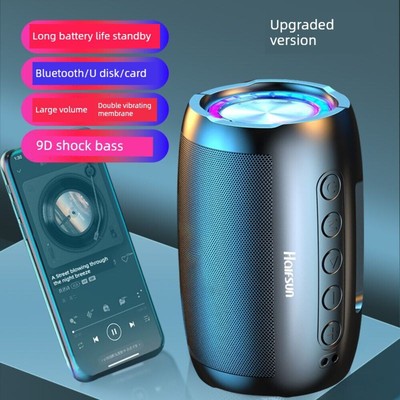 Wireless AI Intelligent Outdoor Voice-Controlled Surround Bluetooth Speaker