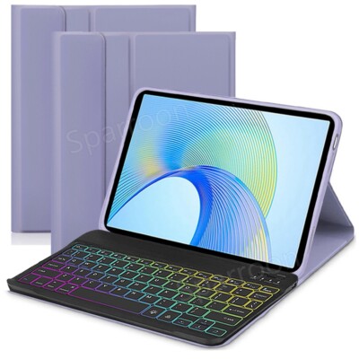 For Huawei MatePad 11/SE/Pro/T10/Honor Pad X9 Backlit Keyboard Mouse Case Cover