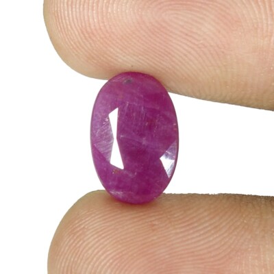 Alluring Radiant Cut Red Ruby A+ Quality Loose Gemstone 05.55  Cts Burmese Ruby
