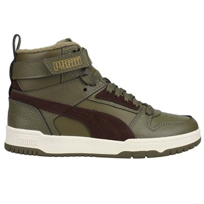 

Puma Rbd Game Wtr High Top Youth Boys Зеленые кроссовки Повседневная обувь 38844901, Зеленый, Puma Rbd Game Wtr High Top Youth