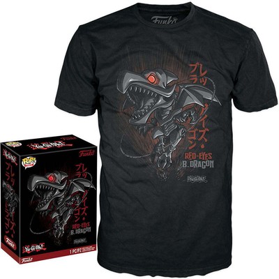 Funko POP! You -Gi-Oh! Red-Eyes B. Dragon Adult Boxed T-Shirt (Small)