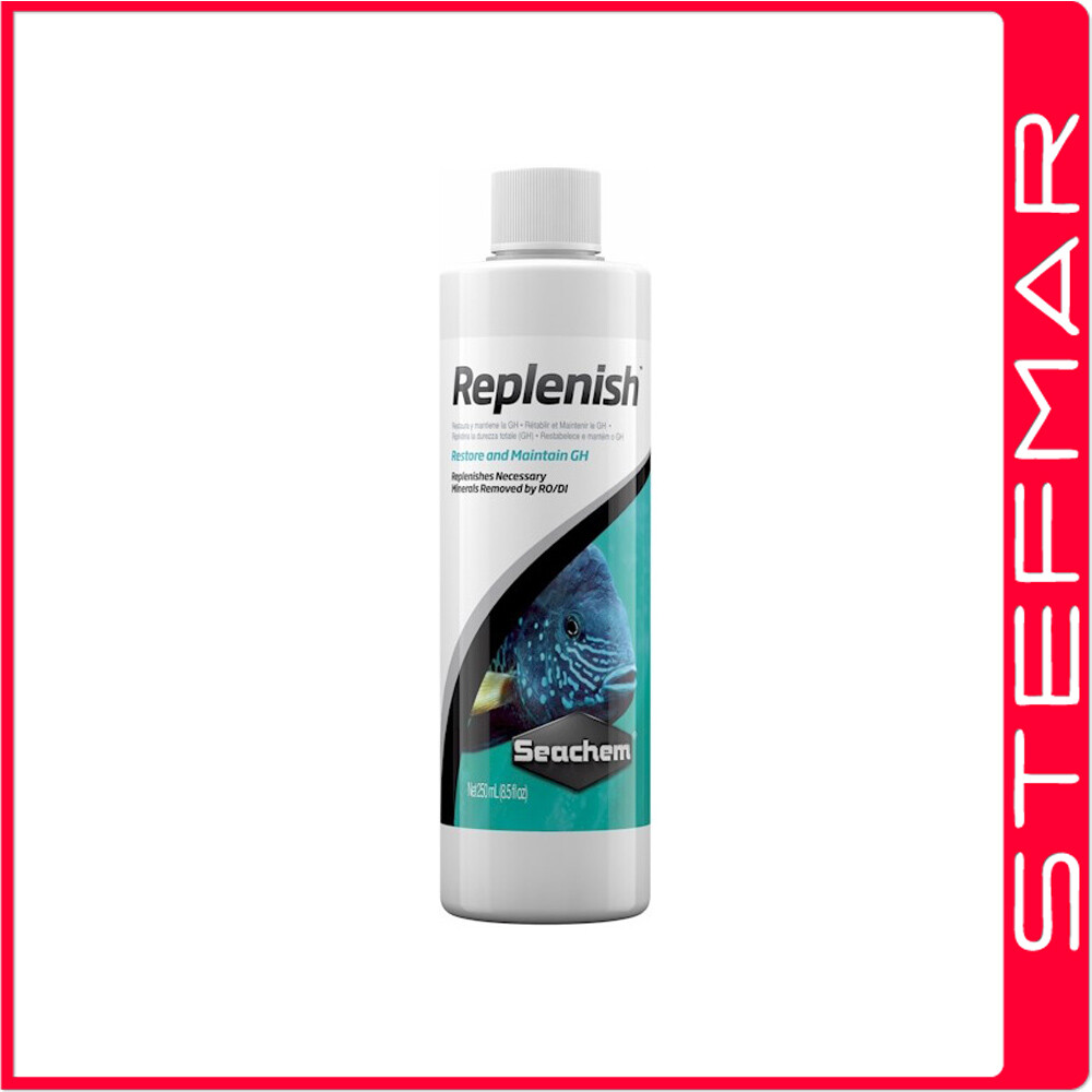 補充 Replenish Seachem Replenish 250ML Replaces Minerals Osmotic Stress and
