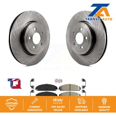 Front Disc Brake Rotor Ceramic Pad Kit For Dodge Chrysler 300 Charger Challenger