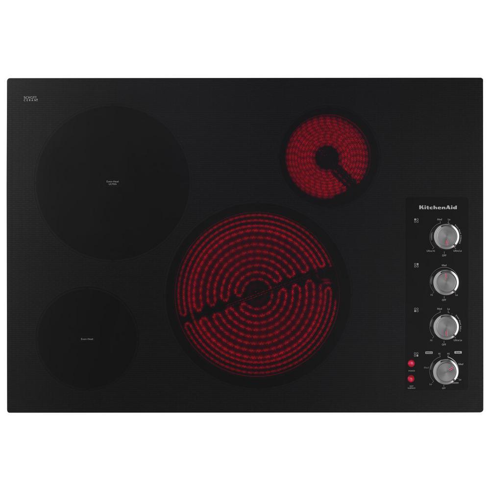 KitchenAid KECC604BBL 30.81 in. Electric Electric Cooktop