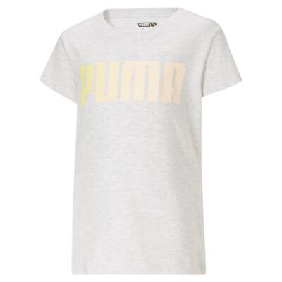 

Футболка с коротким рукавом Puma Graphic Jersey для молодежи, белая, повседневная, 857265-02, Белый, Puma Graphic Jersey Short Sleeve TShirt Youth