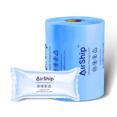 AIRSHIP  Air Pillow Film Bubble Cushion Roll for Packaging 2300ft  8''x4'' 7000pcs