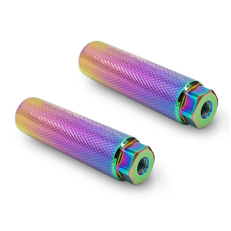 Aluminum Alloy Anti-Skid Lead Foot Bike Pegs BMX Pegs Fit 3/8 inch Axles