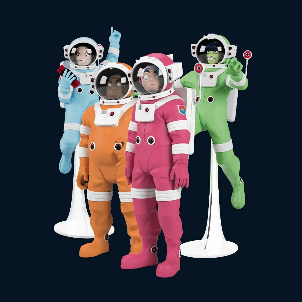 GORILLAZ 4枚セット Superplastic x Gorillaz Spacesuit Full Set 12