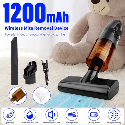 Mite Remover Wireless Home Bed Pet Anti Mite Remover UV Handheld Vacuum Cleaner