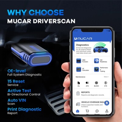 DriverScan OBD2 Scanner Diagnostic Tool Full System Bidirectional Control 2024 