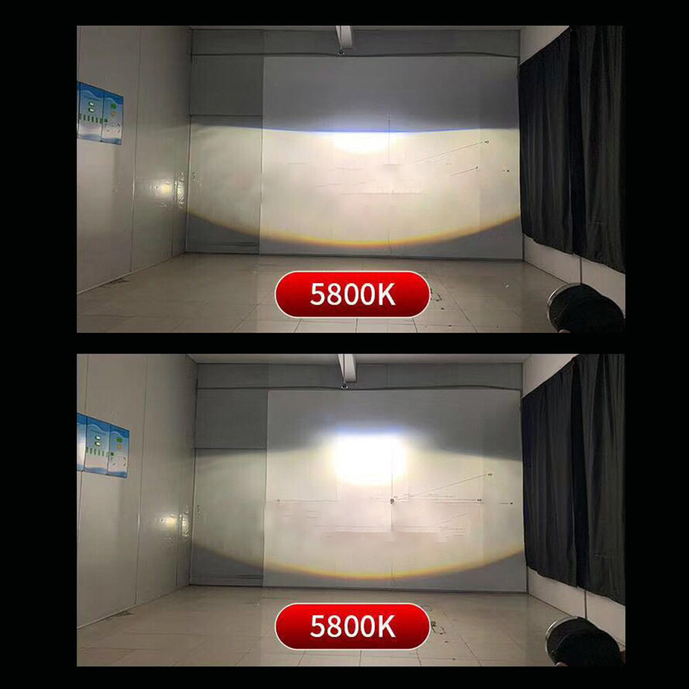 Bi LED Fog Lights 3.0'' Projector Lens White 45W 5800K Universal LED