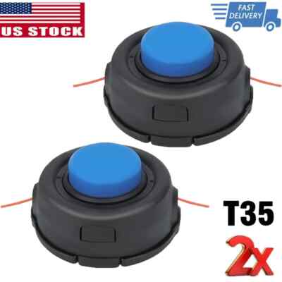 2Pcs T35 Faucet Premium Trimmer Head For Husqvarna 537388101、531300194、531300183
