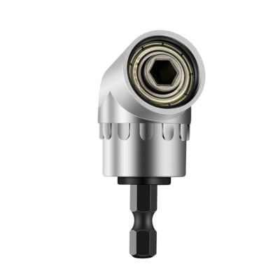 105° Angle Hex Drill Bit Extension - 1/4'' Screwdriver Socket Holder Adapter