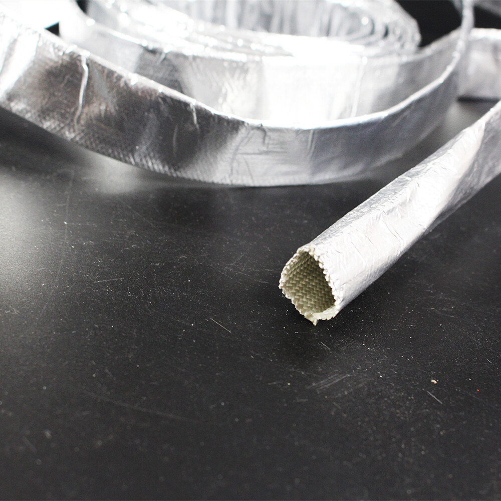 1/2" Heat Shield Shroud Sleeve Aluminized for Automotive Wire Ultimate Thermal