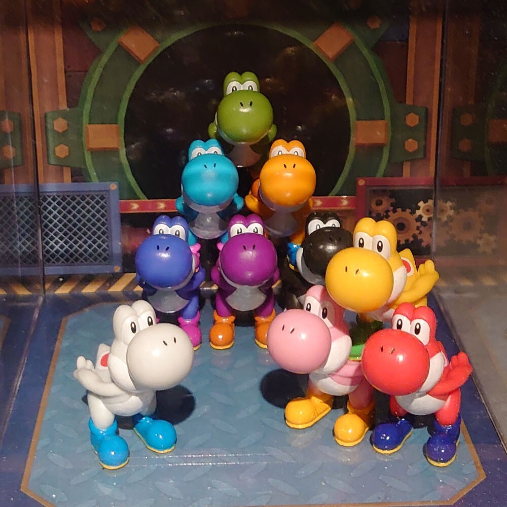 SUPER NINTENDO WORLD MARIO YOSHI Tsumiage Stack Game Figure
