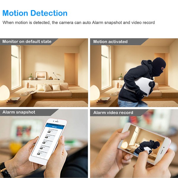 1080P 4K Nanny Camera HD Wireless WiFi Hidden Mini Micro Pinhole DIY Cam DVR - Image 7