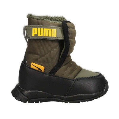 Зеленые повседневные ботинки Puma Nieve Snow Infant Boys 380746-02