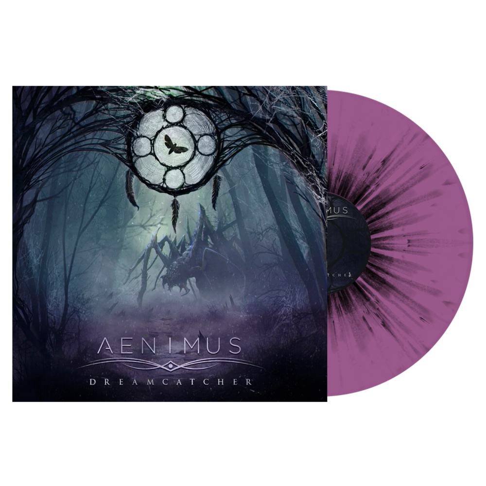 Aenimus Dreamcatcher Vinyl Purple with black splatter limited to