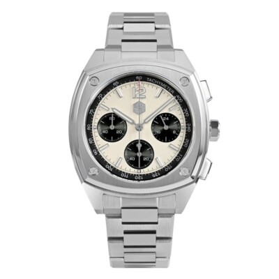 San Martin Men Chronograph Watch Square Quartz Wristwatch BGW-9 Luminous VK63