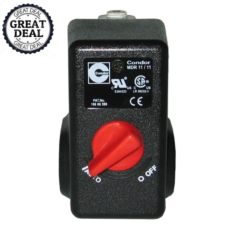 PRESOSTATO CONDOR MDR 11/11 EA 26 AMPERIOS 120/240 VOLTIOS 120-155 PSI NEWWWWWWW