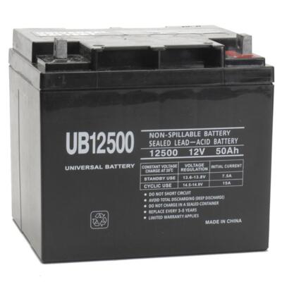 UPG 12V 50Ah Battery For Prowler 3410 Large Scooter