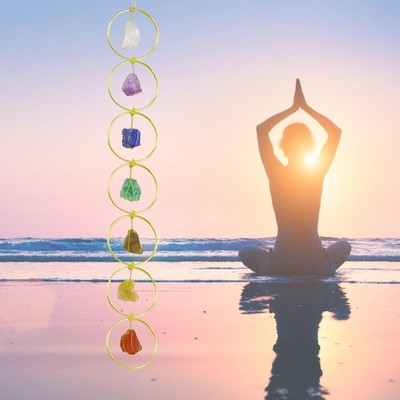 Handmade Gemstones Healing Feng Shui Crystals Window Decorations Hanging Orna...