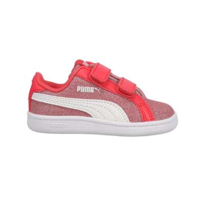 Спортивная обувь Puma Smash Glitz Glamm V Infant Girls Size 6 M 362957-05, Розовый, Puma Smash Glitz Glamm V Infant