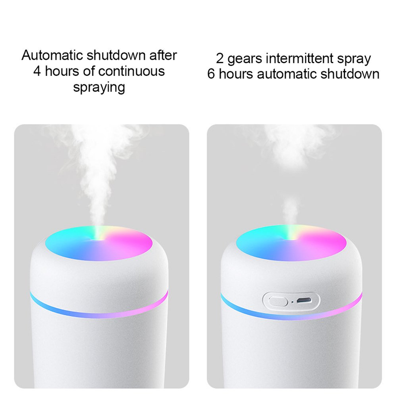300Ml Ultrasonic Aromatherapy Aroma Essential Oil Diffuser Quiet Air Humidifier