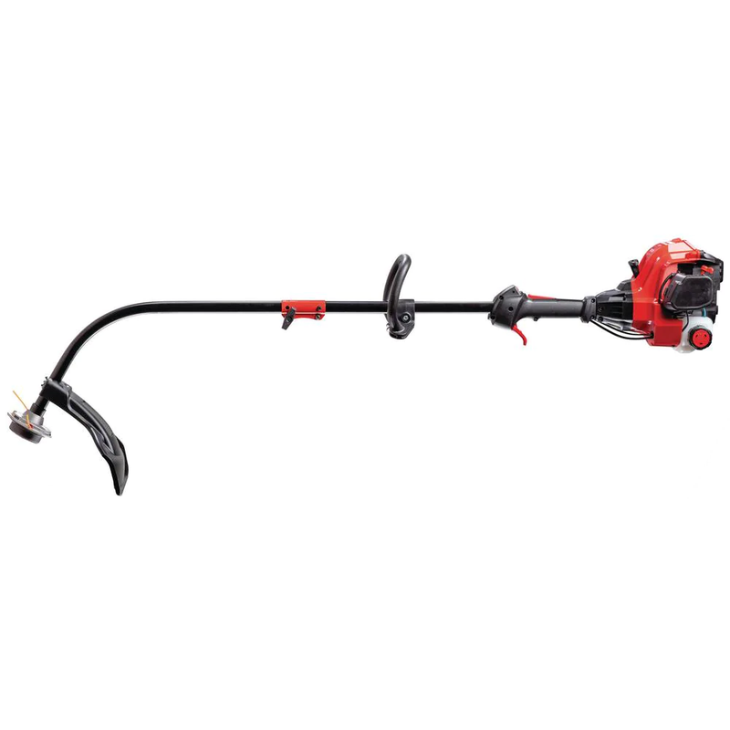 Troy-Bilt 25 cc Gas 2 Cycle Curved Shaft Trimmer with Attachment Capabilities