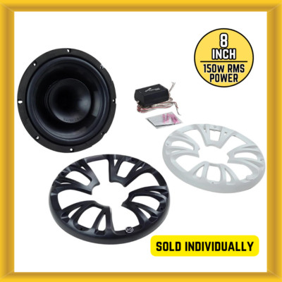Audiopipe APMS-T836H 8  Weatherproof Car Speaker with Built Compression Driver
