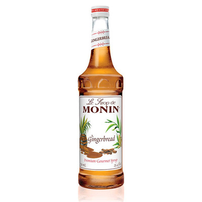 Monin - Gingerbread Syrup, Hint of Nutmeg and Cinnamon, Natural Flavors, Great f