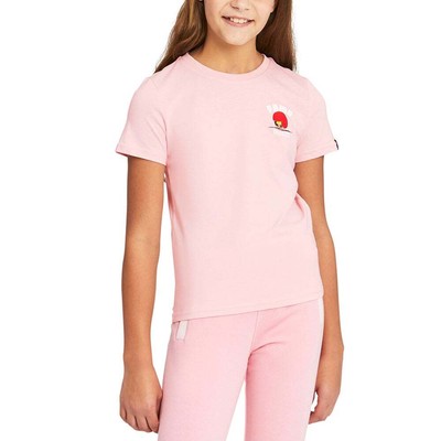 

Футболка Puma Peanuts с круглым вырезом и короткими рукавами для маленьких девочек, розовые повседневные топы 531819, Розовый, Puma Peanuts Crew Neck Short Sleeve TShirt Toddler