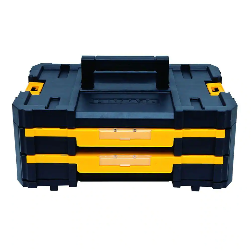 DEWALT TSTAK IV 7 in. Stackable 18-Compartment Double Shallow Drawer
