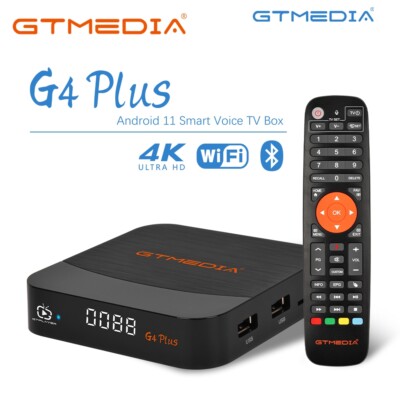 4K UHD ATSC 3.0 Digital TV Tuner Android Media Player Smart TV Box Voice Control