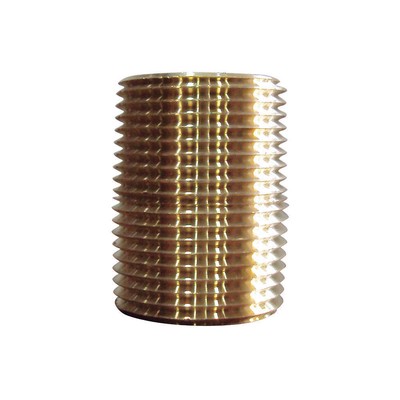 GRAINGER APPROVED 6AZD5 Nipple,Brass,1/8 In,PK10 6AZD5