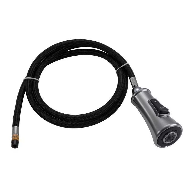 Single-Handle Pull-Down Sprayer Kit with LED feature in Stainless Steel