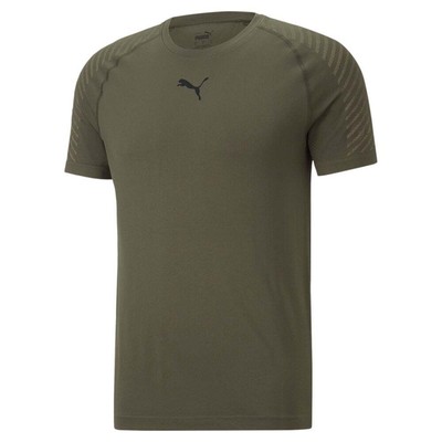 

Puma Train Formknit Бесшовная спортивная футболка с круглым вырезом и коротким рукавом мужская размер X, Зеленый, Puma Train Formknit Seamless Crew Neck Short Sleeve Athletic T-Sh