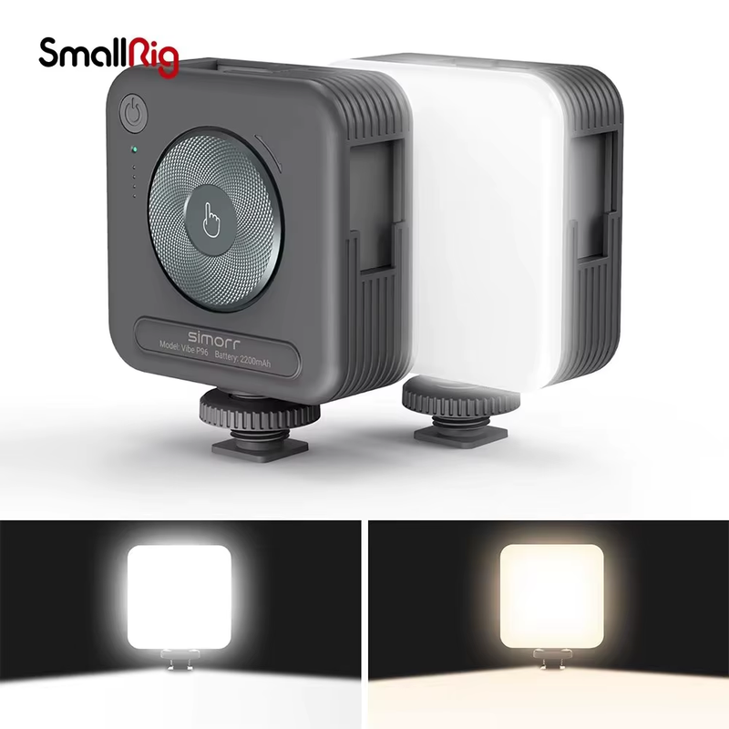 P96 LED Video Light Mini LED Camera Lights 2200mAh 6500k Zoom Photo Video Lighti