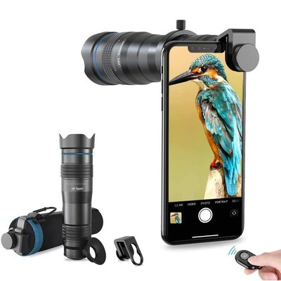 APEXEL High Power 28x HD Phone Telephoto Lens with Remote Shutter Works with ...