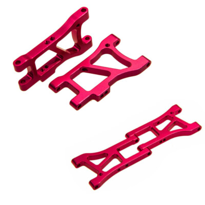 1SET Aluminum Front & Rear Suspension Arm Pink for 3Racing XI Sport Car Parts
