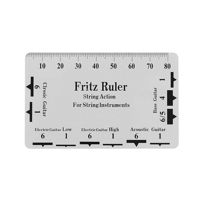 1 Pc Guitar Accessories String Action Gauge Ruler Guitar Bass Luthier Tool J7T4