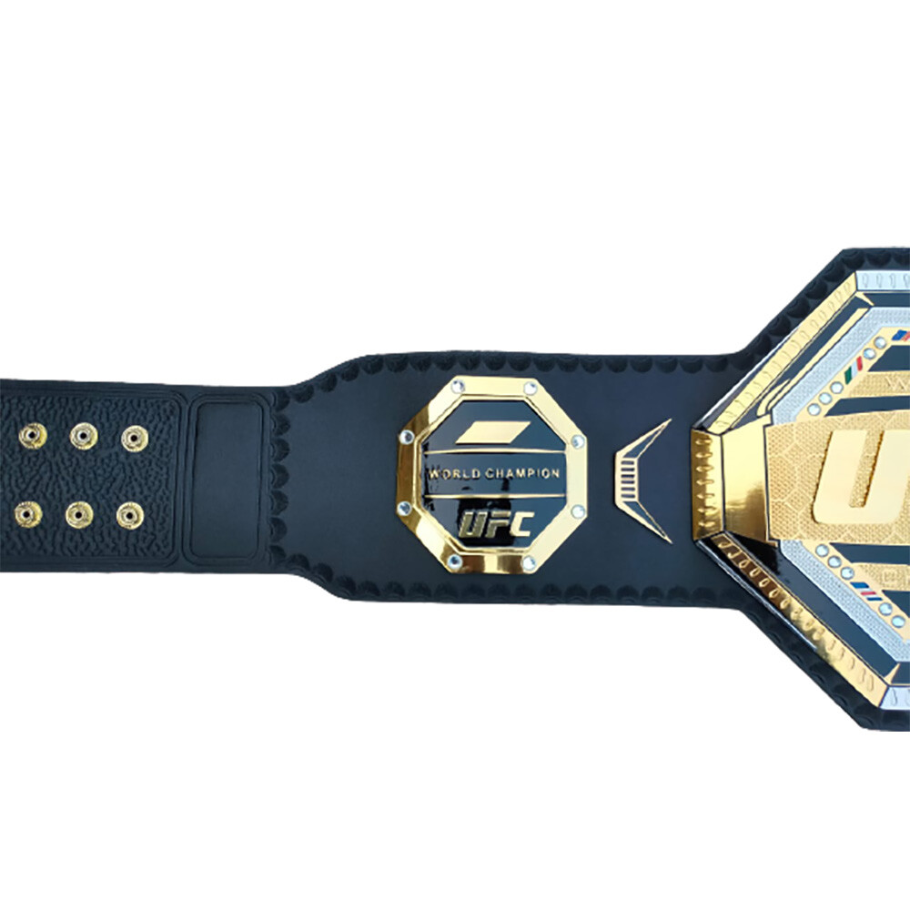 UFC legacy Championship Replica belt 2mm/4mm Zinc Wrestling belt Adult Size - Picture 4 of 5