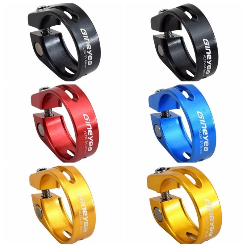 Seatpost Clamp Alloy Mtb Bike Post Pipe Seat Clamp 31.8/34.9mm