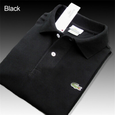 Lacoste Polo Shirt Premium Cotton Short Sleeve Regular Fit size M-4XL